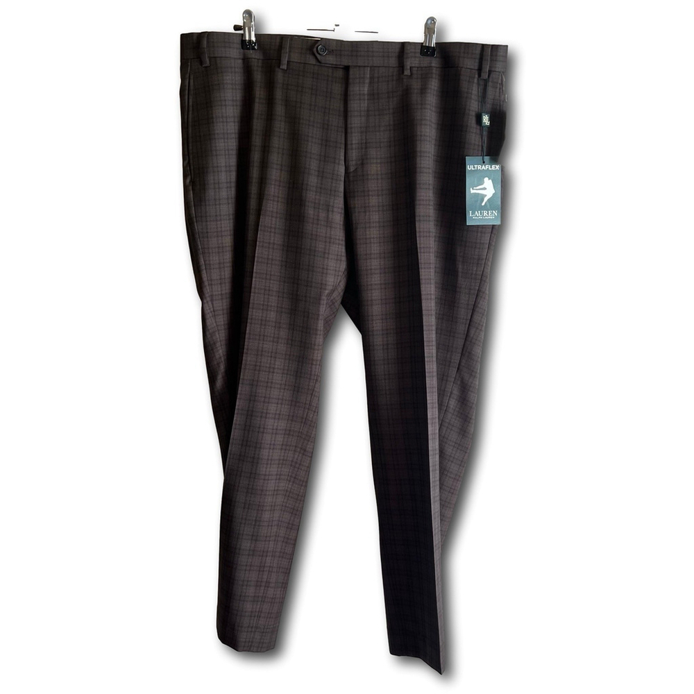 Lauren Ralph Lauren Ultra Flex Men’s Dress Pants 38W x 26L Light Brown Workwear